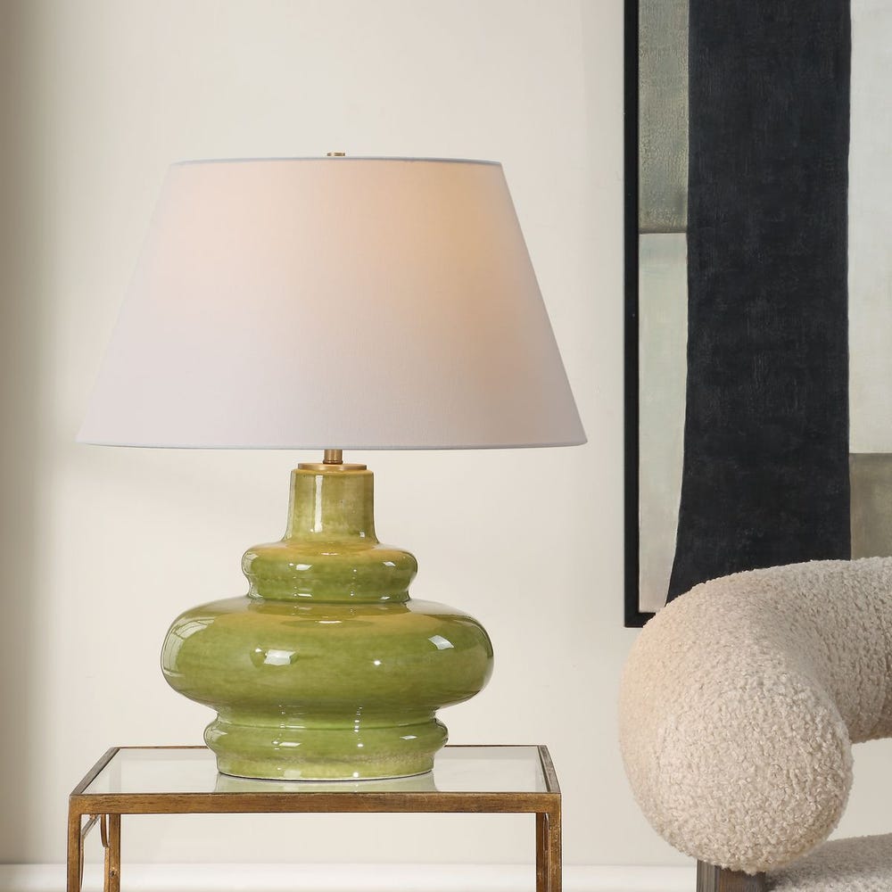Uttermost Penny Moss Green Table Lamp