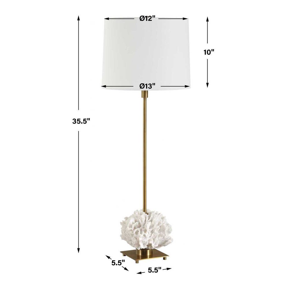 Uttermost Caronia Coral Buffet Lamp