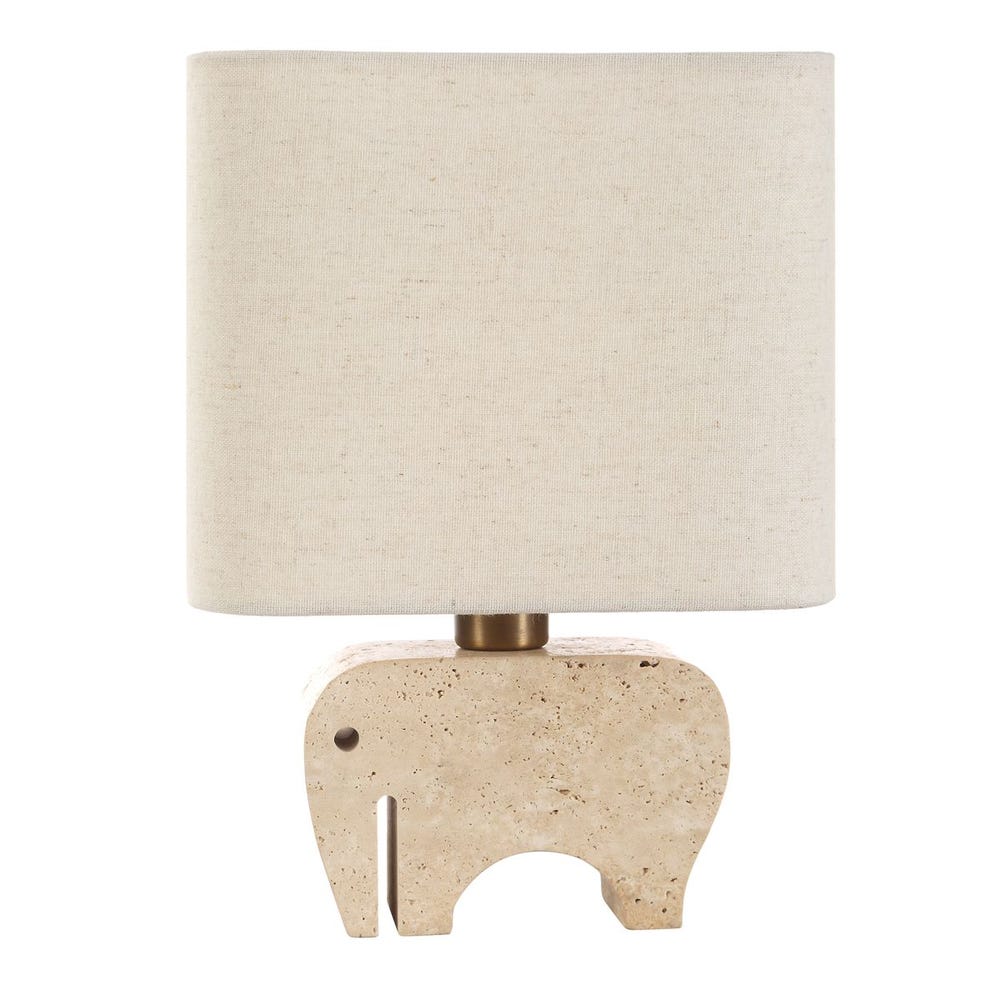 Uttermost Tusk Travertine Accent Lamp
