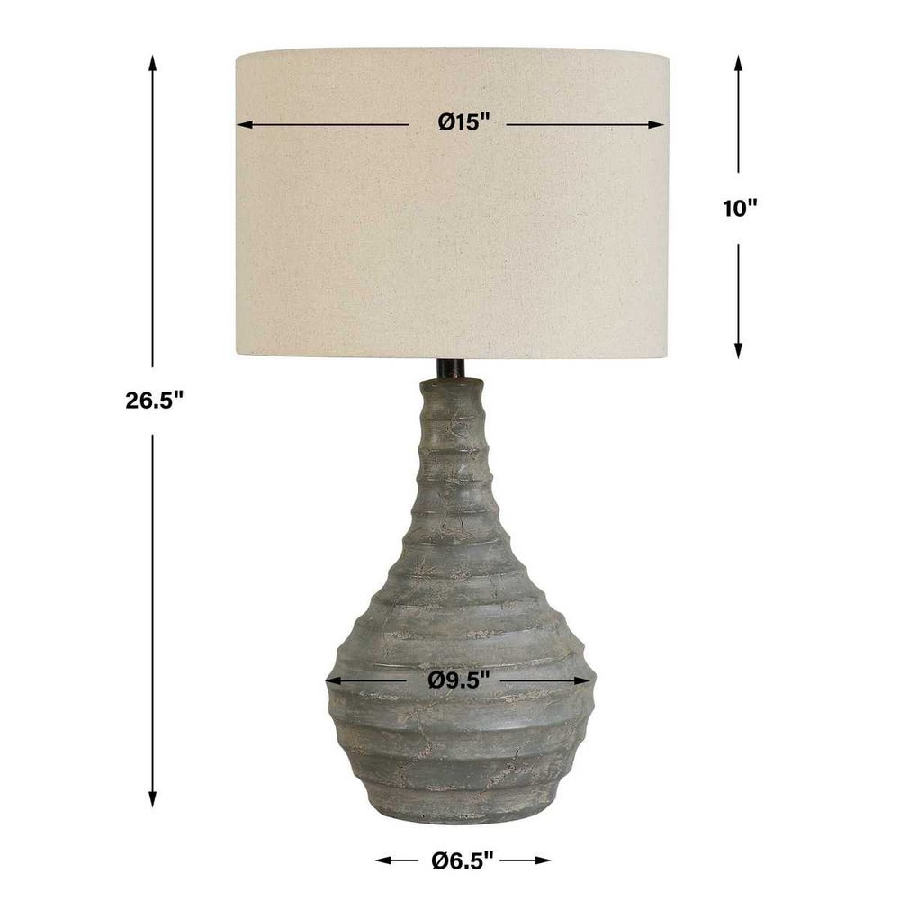 Uttermost Stratum Rustic Outdoor Table Lamp