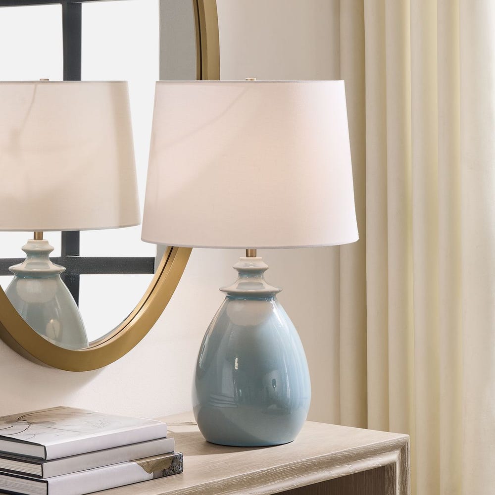 Uttermost Lorene Light Blue Table Lamp
