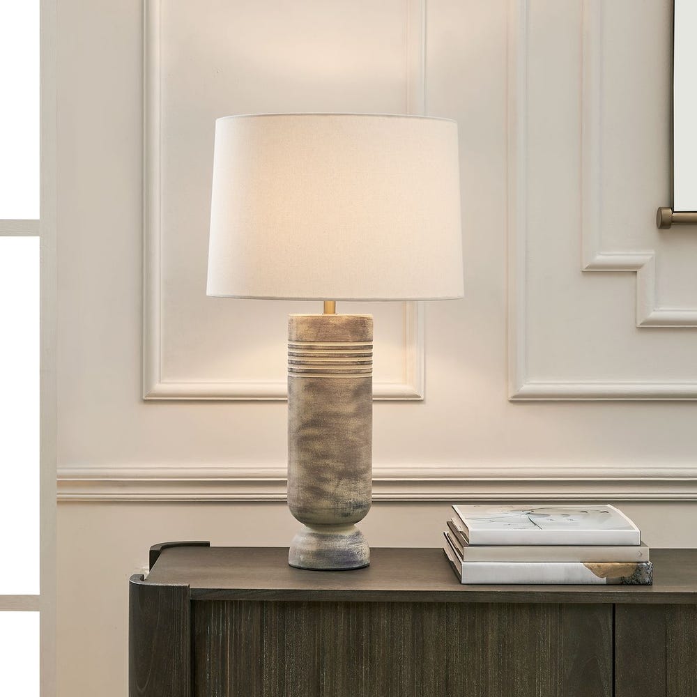 Uttermost Vale Beige Hues Table Lamp