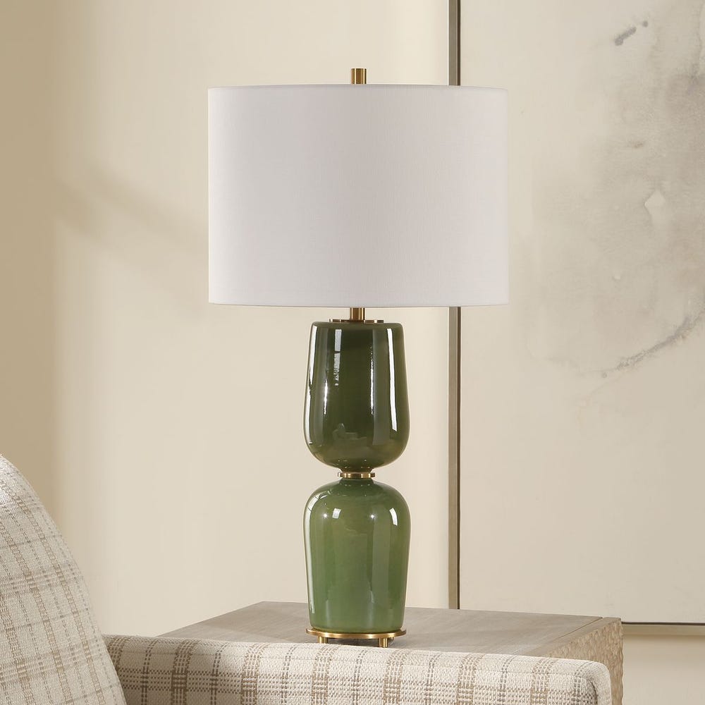 Uttermost Meyer Green Table Lamp