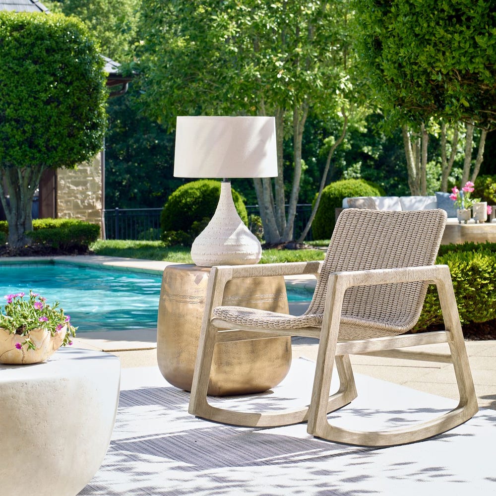 Uttermost Olsen Indoor-Outdoor White Table Lamp