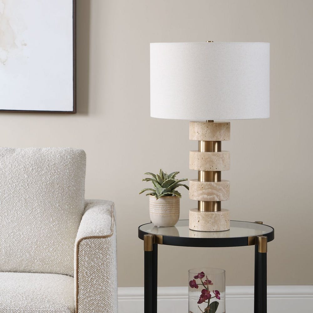 Uttermost Makani Travertine Table Lamp