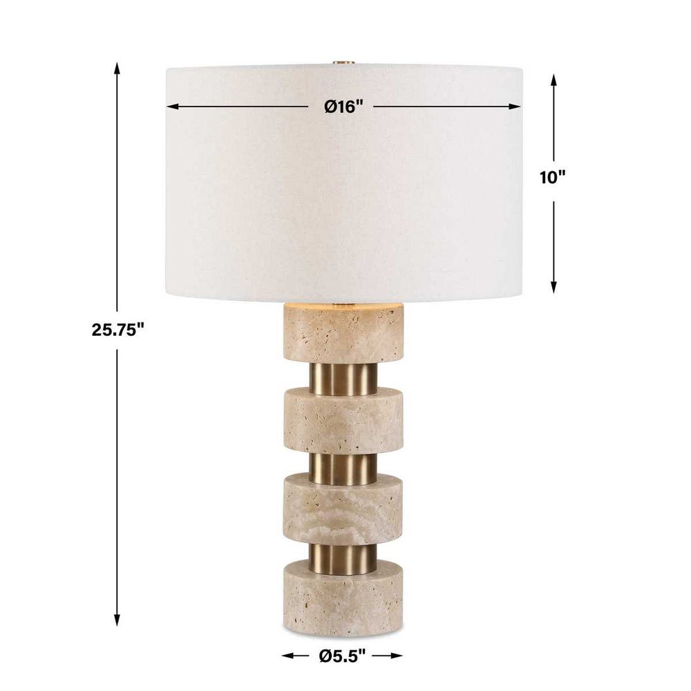 Uttermost Makani Travertine Table Lamp