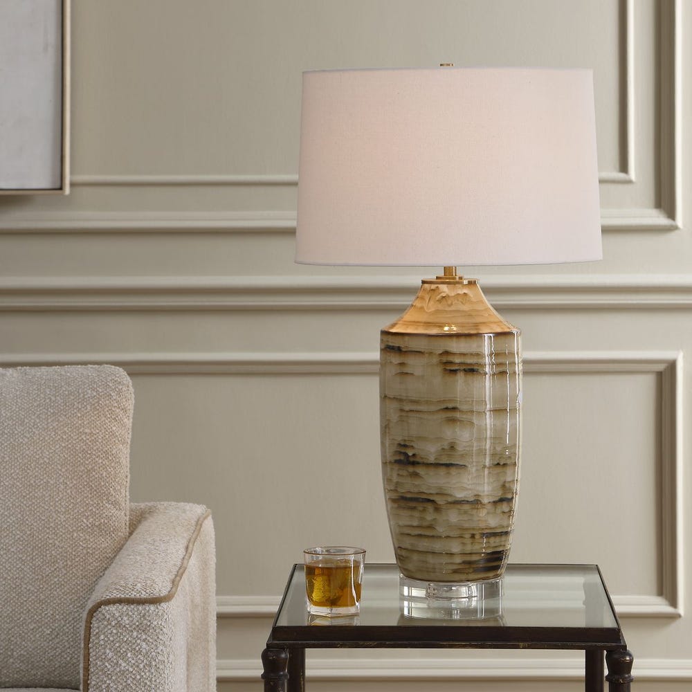 Uttermost Schneider Glazed Table Lamp