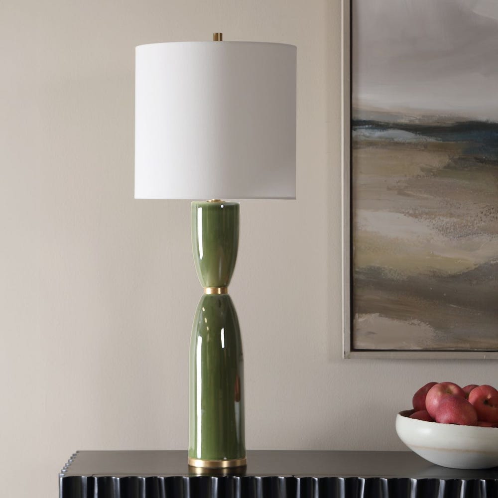 Uttermost Nacua Green Table Lamp