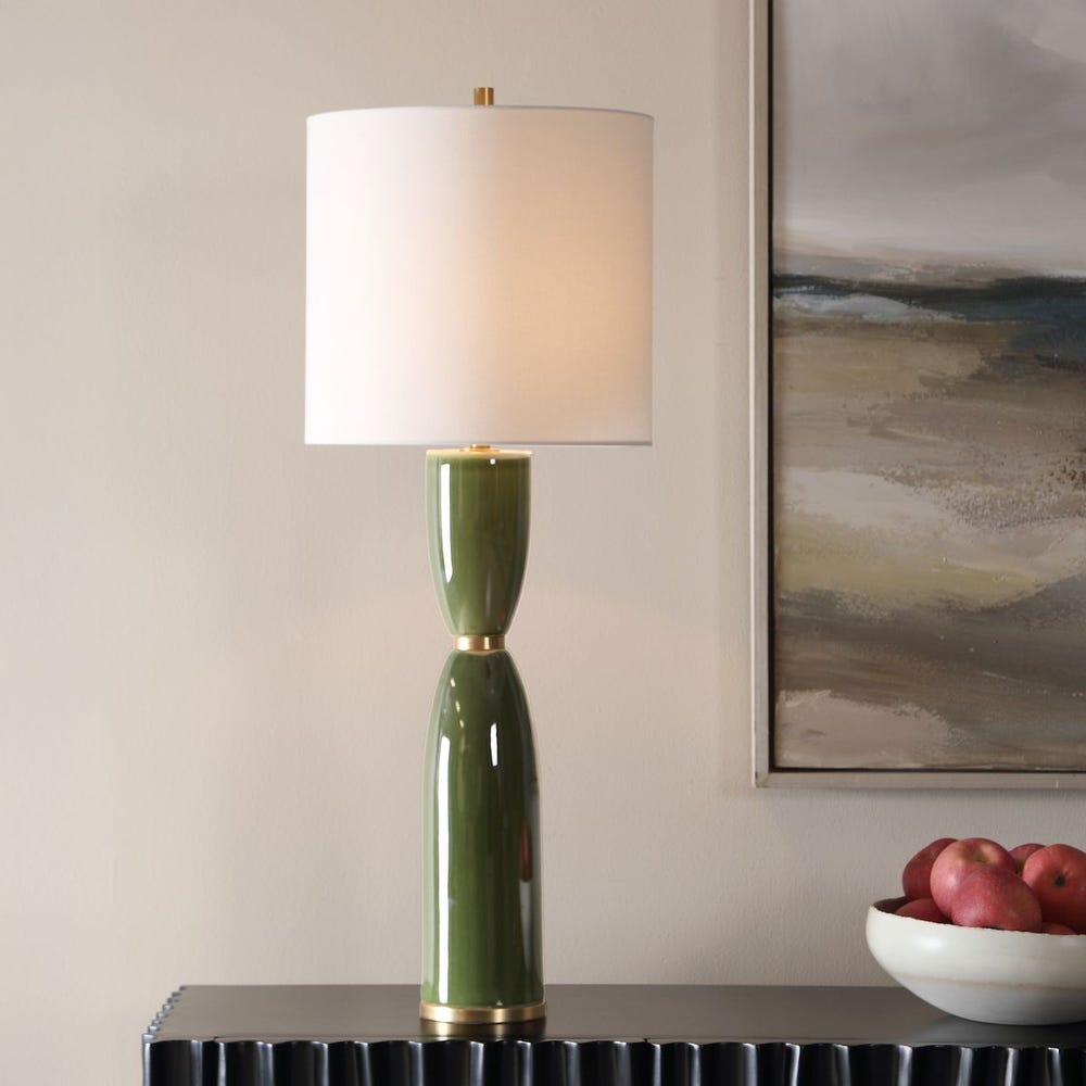 Uttermost Nacua Green Table Lamp