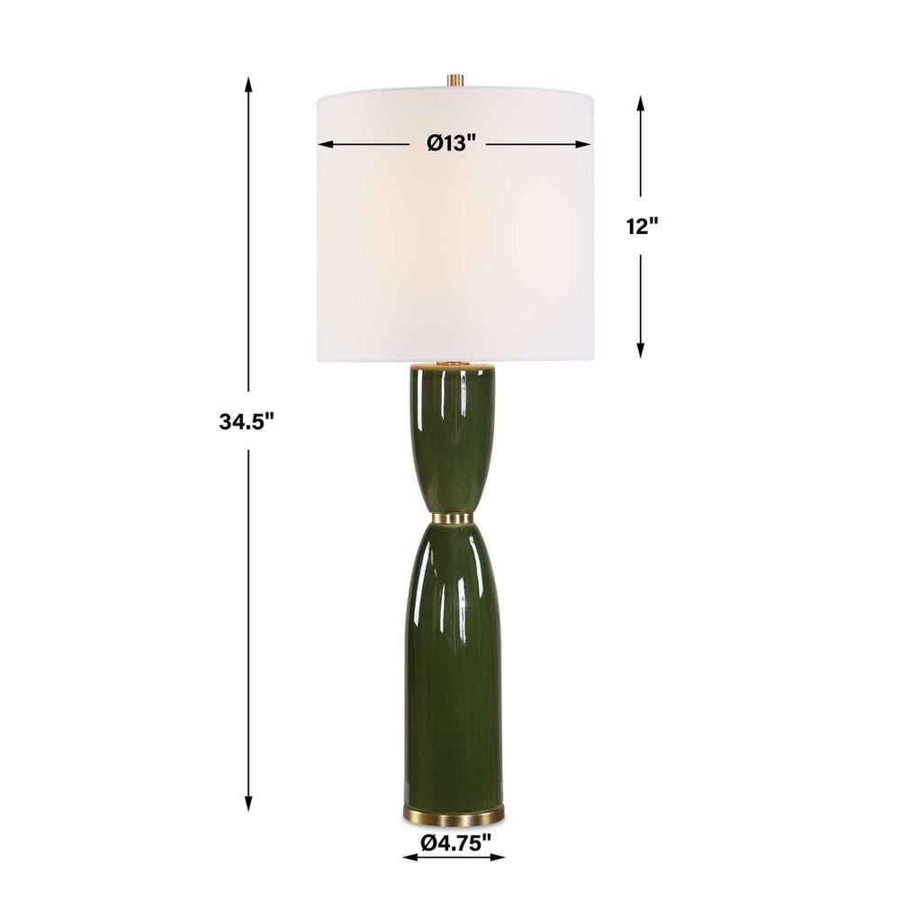 Uttermost Nacua Green Table Lamp