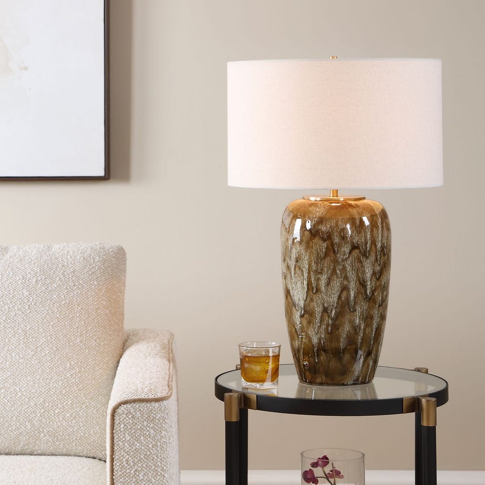 Uttermost Torrence Glazed Table Lamp
