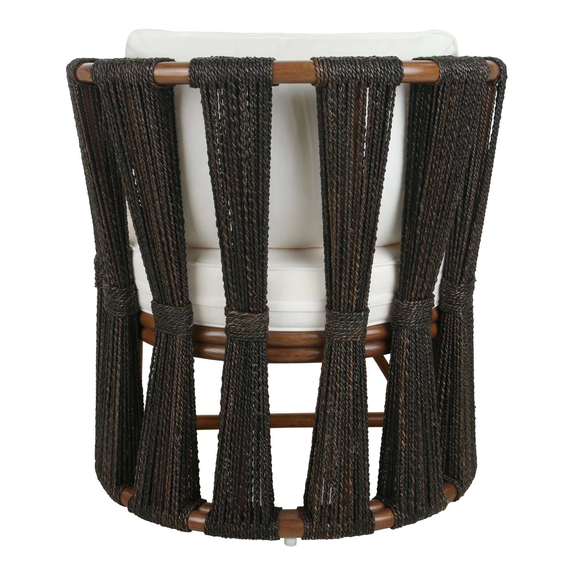 Shanaya Rattan Accent Arm Chair with Abaca