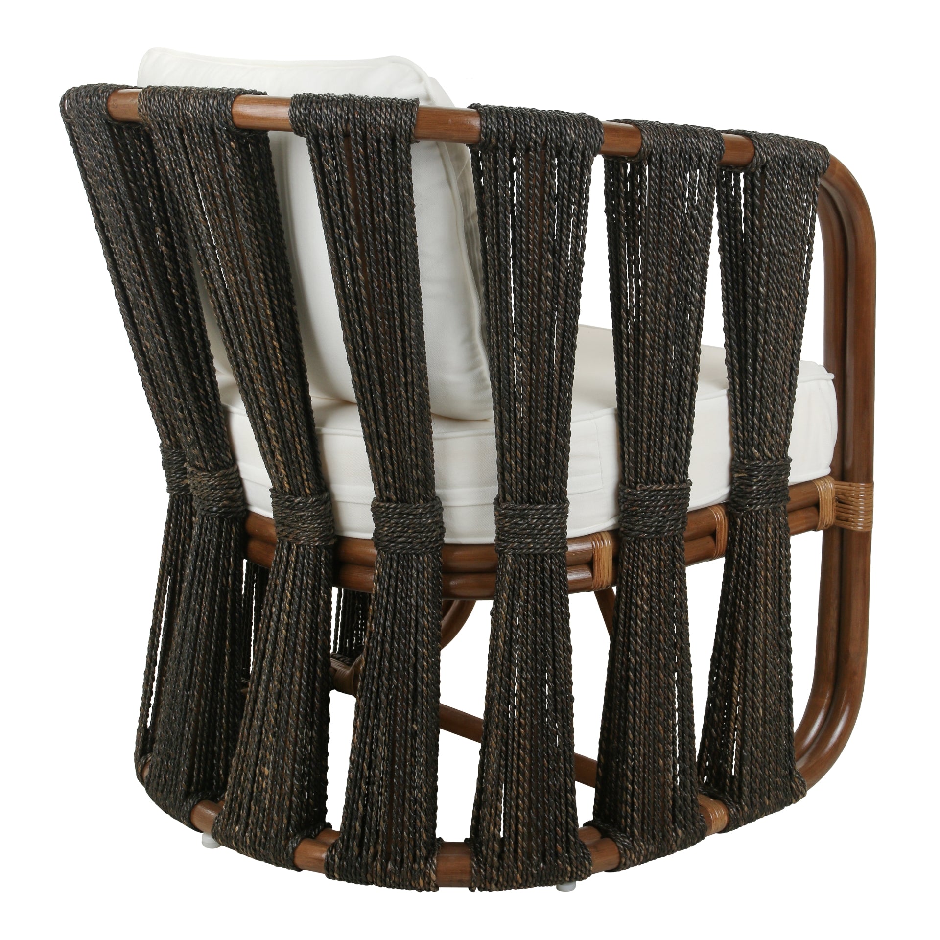 Shanaya Rattan Accent Arm Chair with Abaca