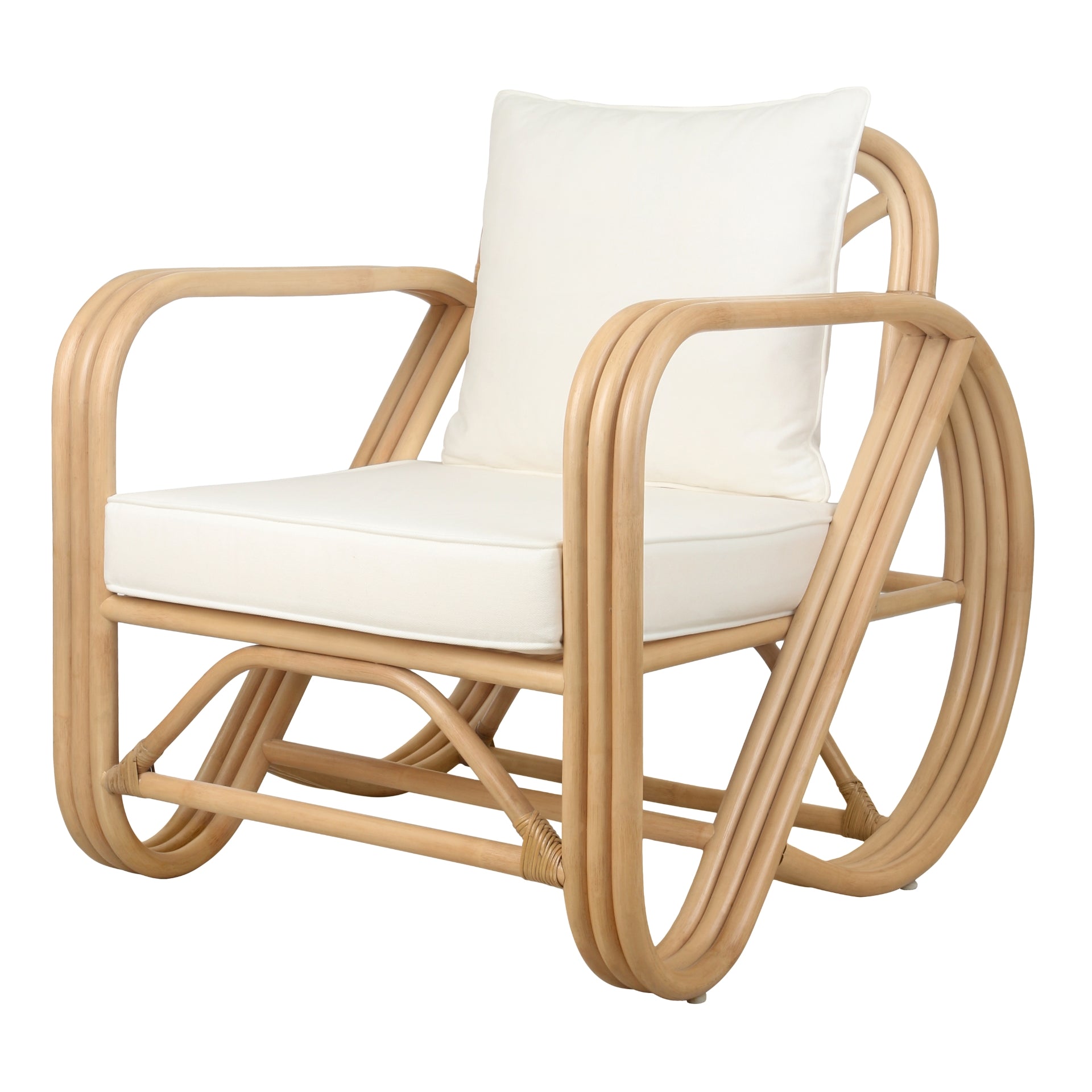Aimara Rattan Accent Arm Chair
