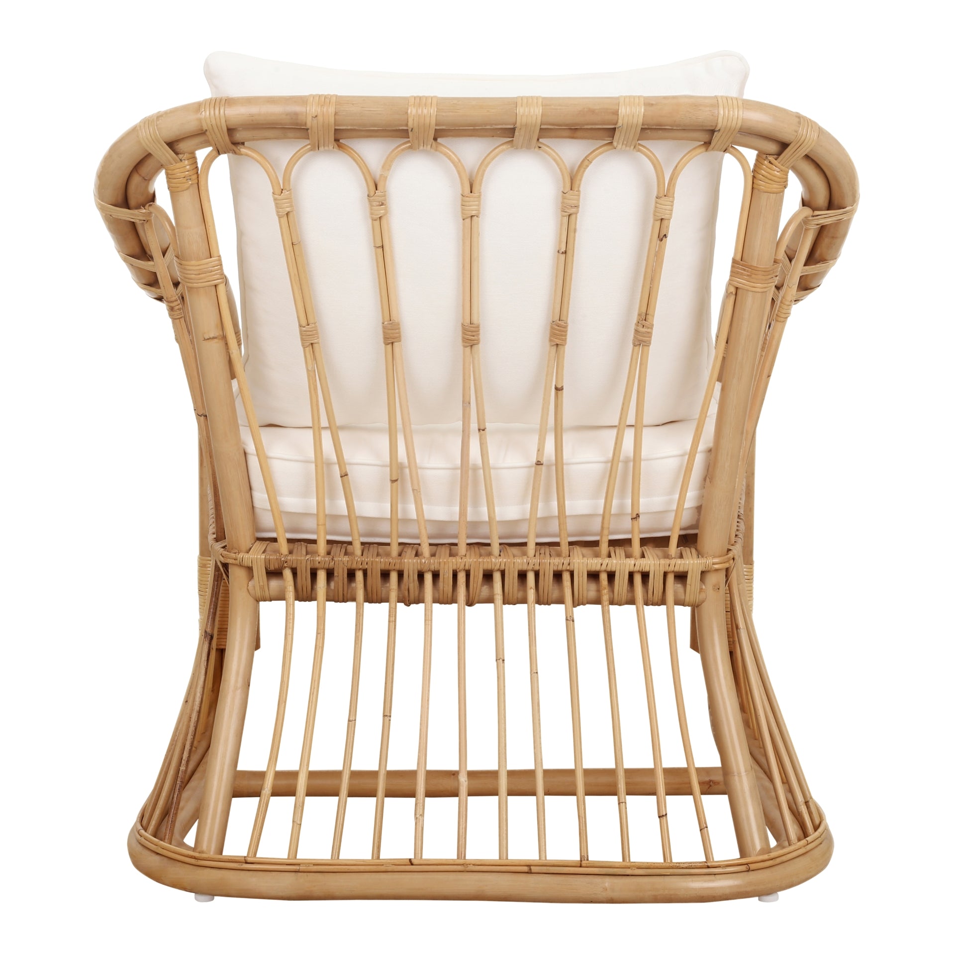 Maeva Rattan Accent Arm Chair - Natural Wheat