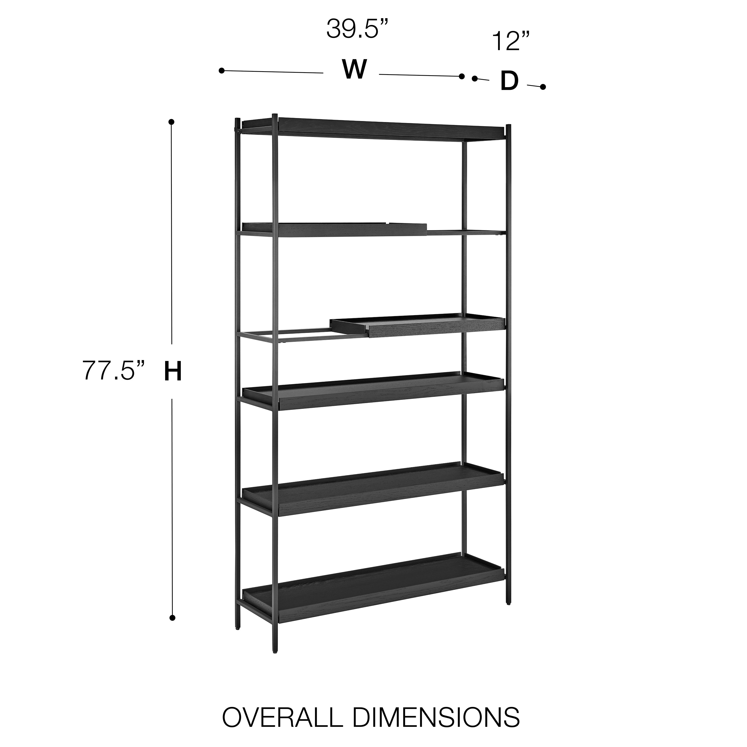 Kumla 6-Tier Shelving Unit