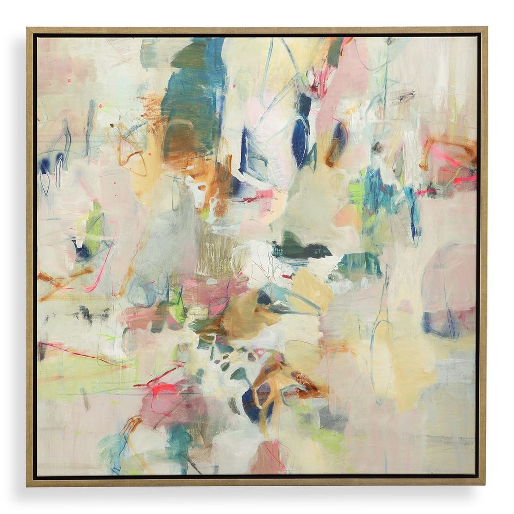 Uttermost Party Time Framed Abstract Art