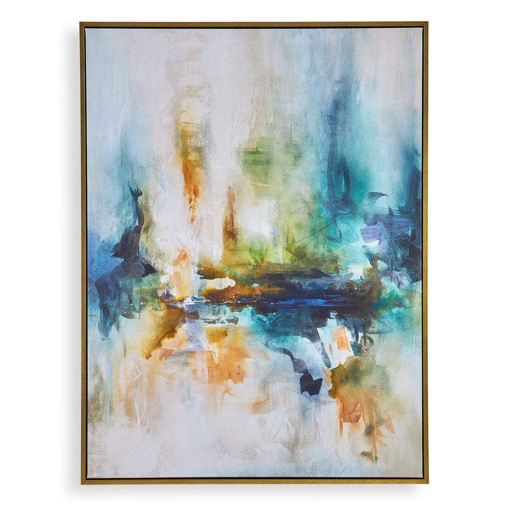 Uttermost Excursion Framed Abstract Art