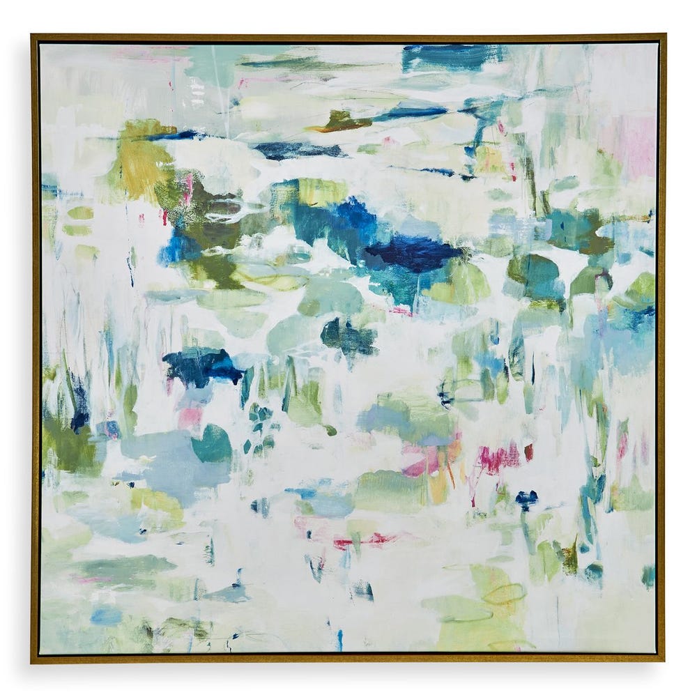 Uttermost Abstract Reflections Framed Canvas