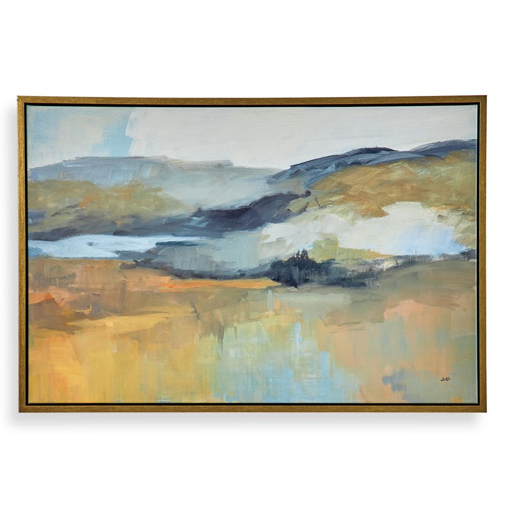 Uttermost Folded Hills Framed Landscape Art