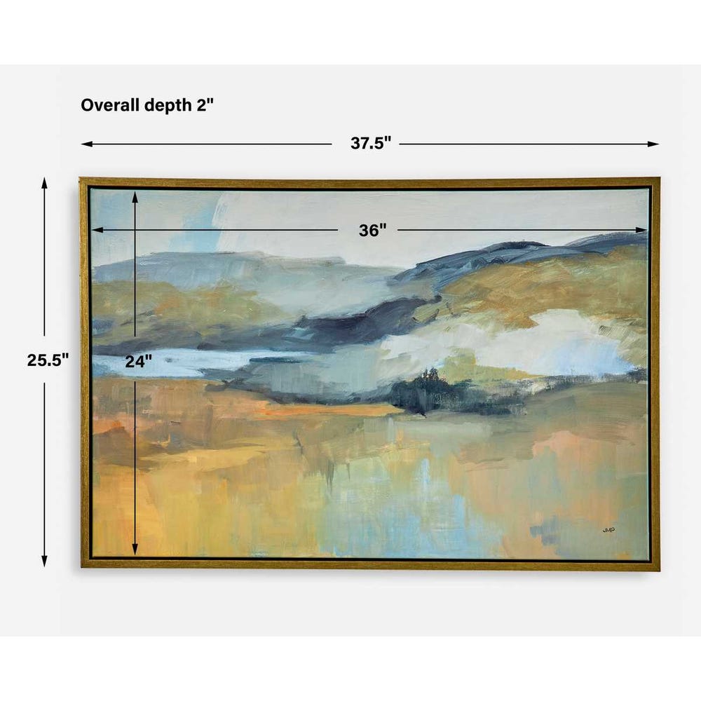 Uttermost Folded Hills Framed Landscape Art