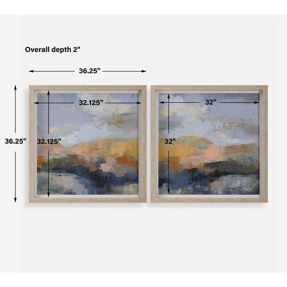 Uttermost Dusk Framed Prints - Set of 2