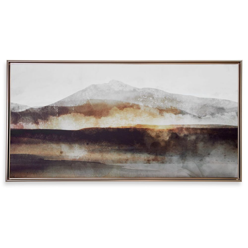 Uttermost Splash of Land Framed Canvas