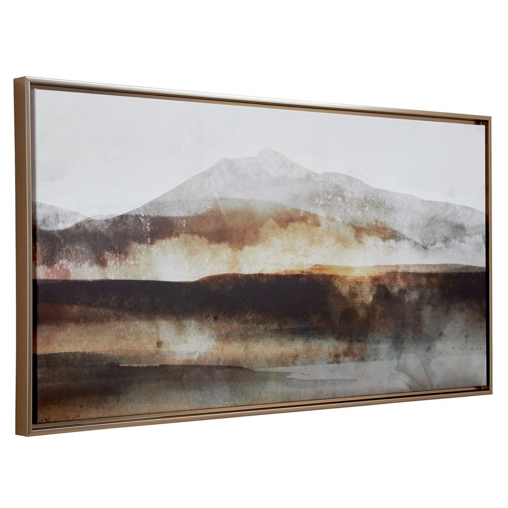 Uttermost Splash of Land Framed Canvas