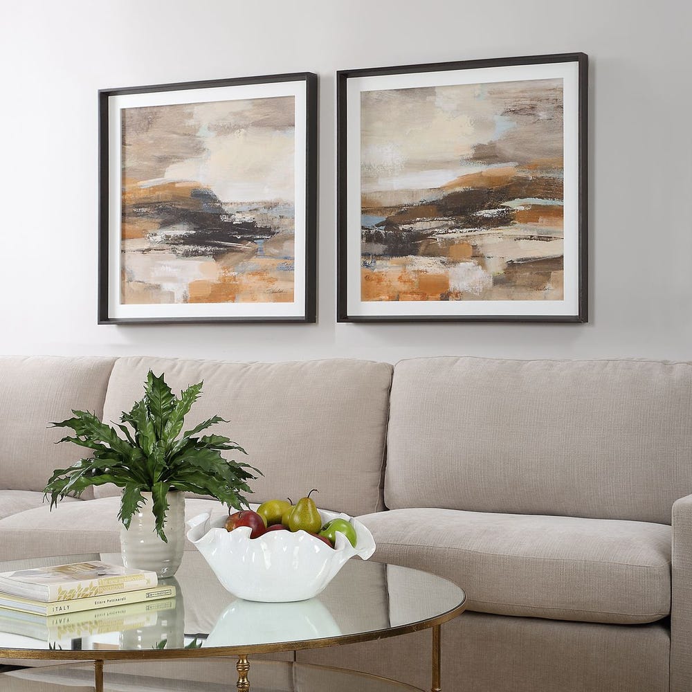 Uttermost Cinnamon Shore Framed Prints - Set of 2