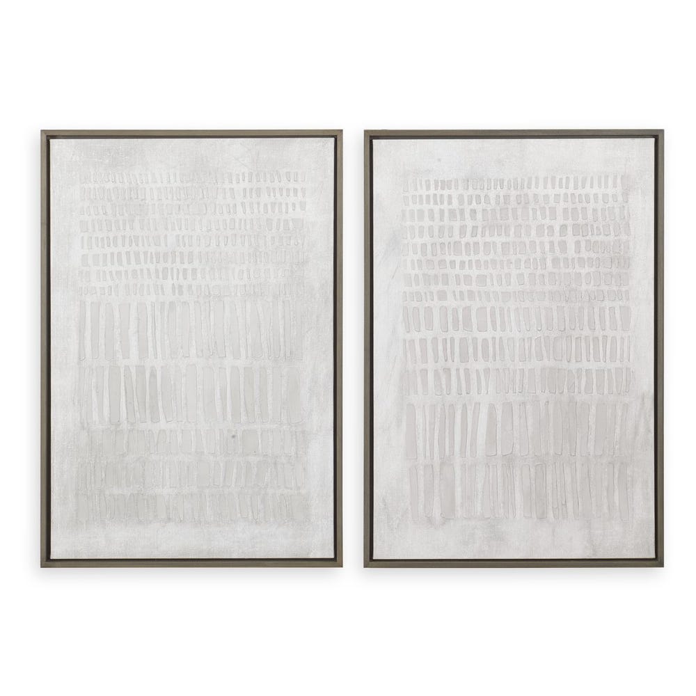 Uttermost Social Theory Framed Canvases - Set of 2