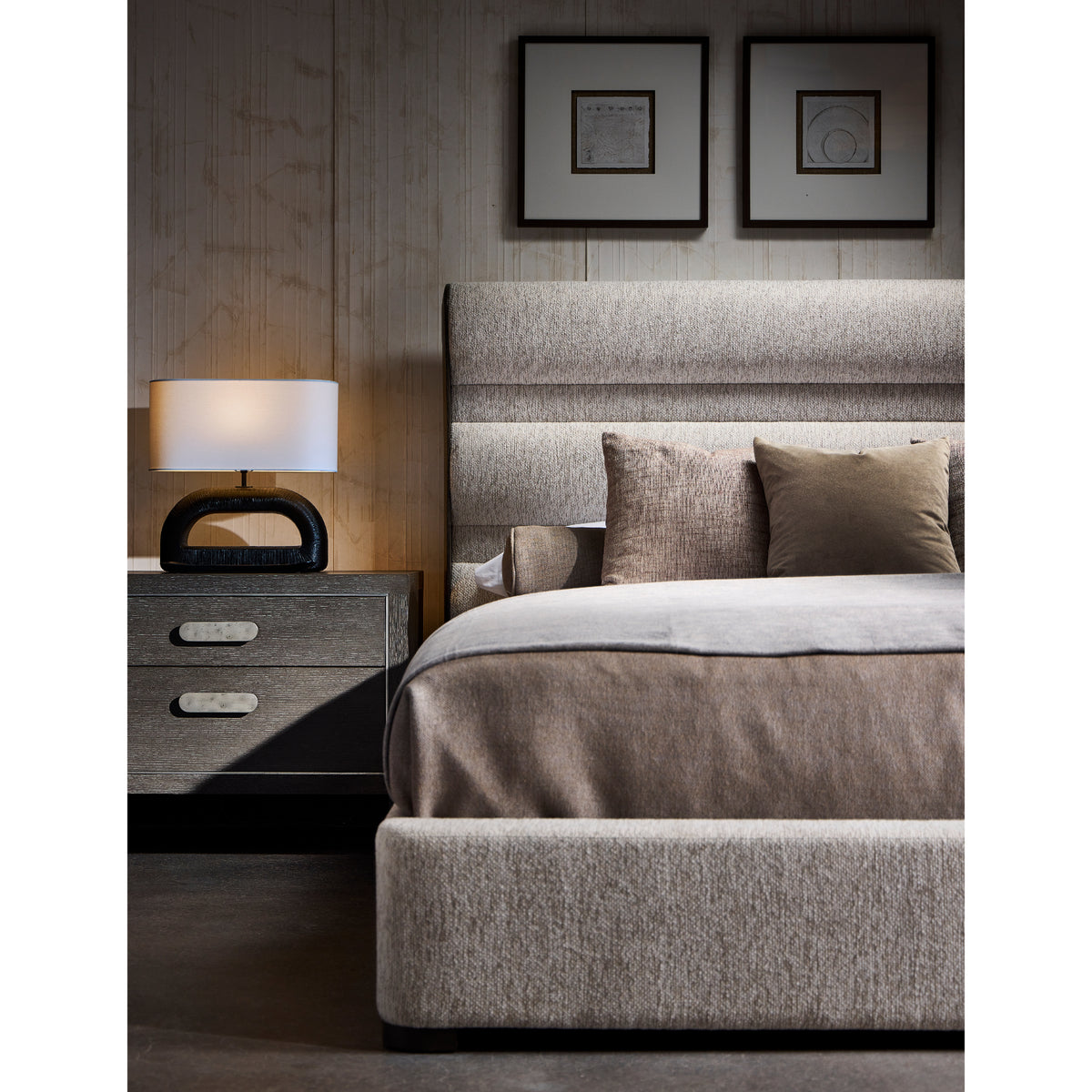 Prado Nightstand in Porcini Finish by Bernhardt