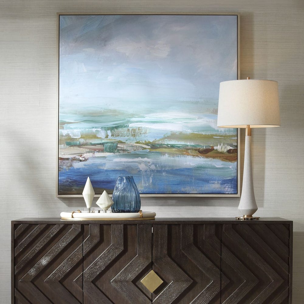 Uttermost Lush Valley Framed Canvas