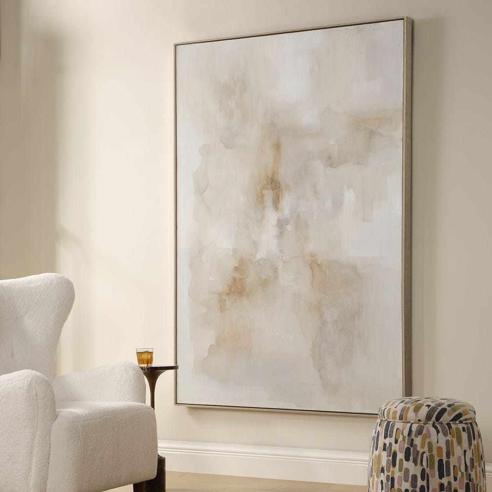 Uttermost Remedy Hand Painted Modern Canvas