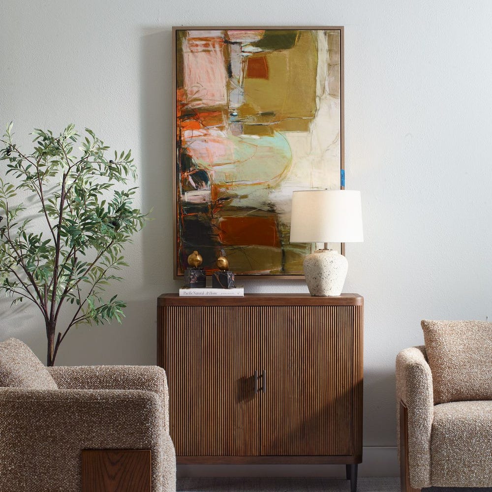 Uttermost Palace Walls Framed Abstract Art