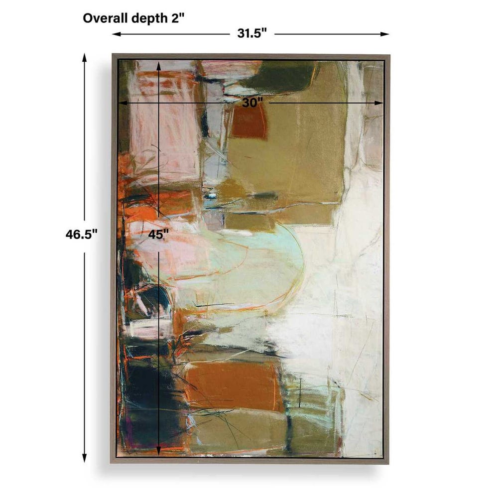 Uttermost Palace Walls Framed Abstract Art