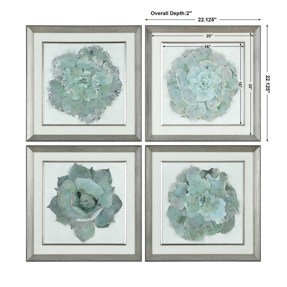 Uttermost Natural Beauties Botanical Prints - Set of 4