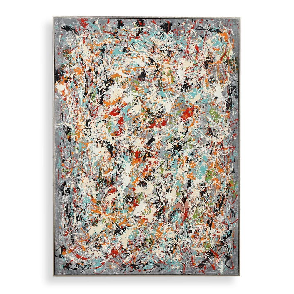 Uttermost Organized Chaos Hand Painted Canvas