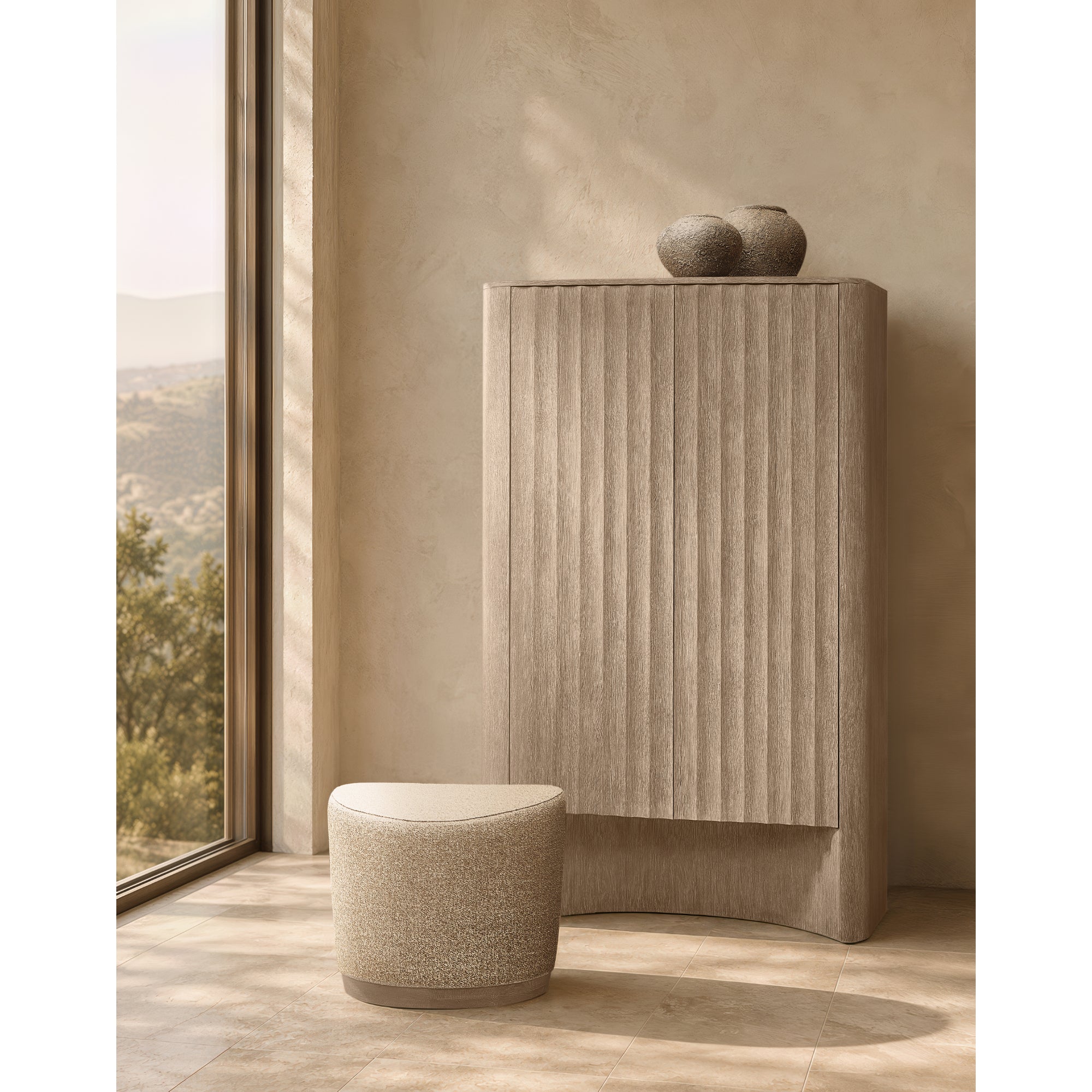 Loggia Bar Cabinet by Bernhardt