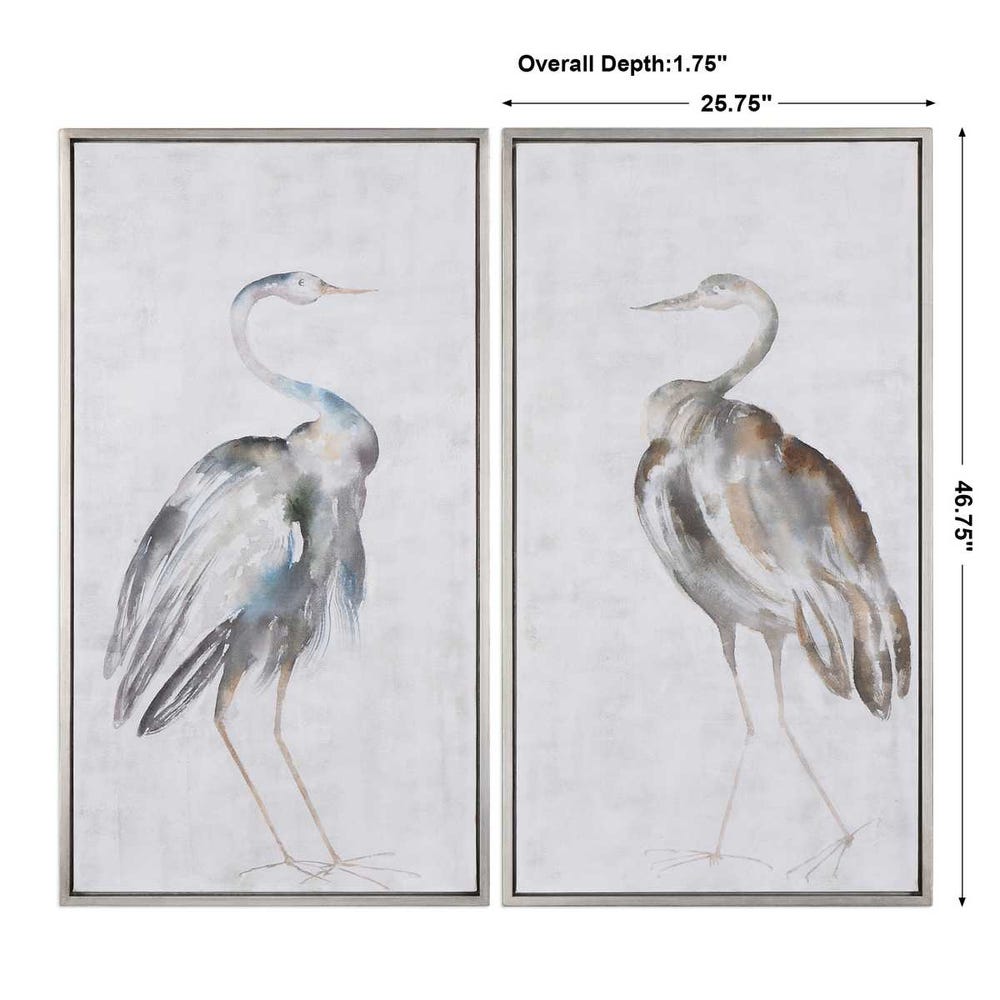 Uttermost Summer Birds Framed Art - Set of 2