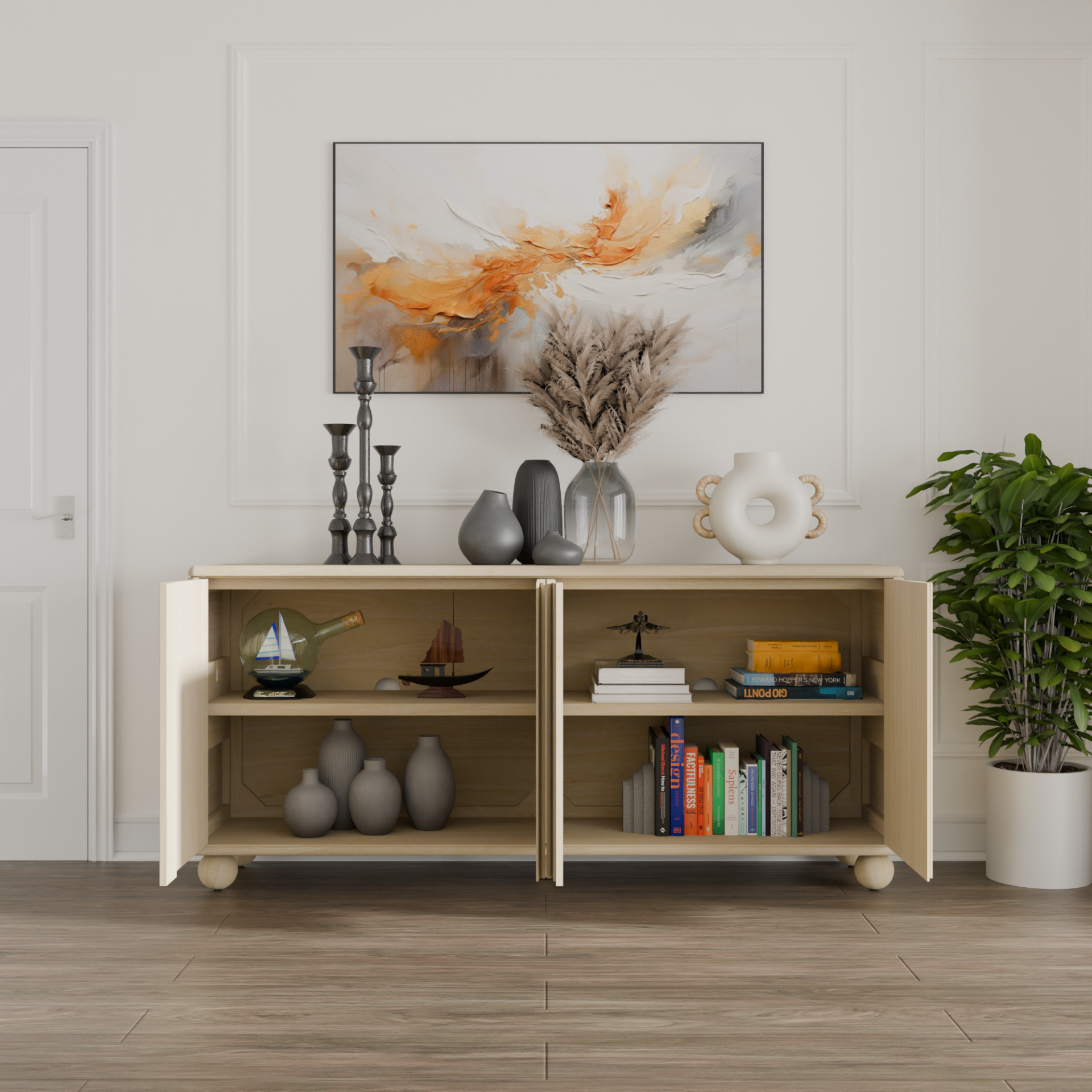 Harlyn 4 Doors Buffet/Sideboard