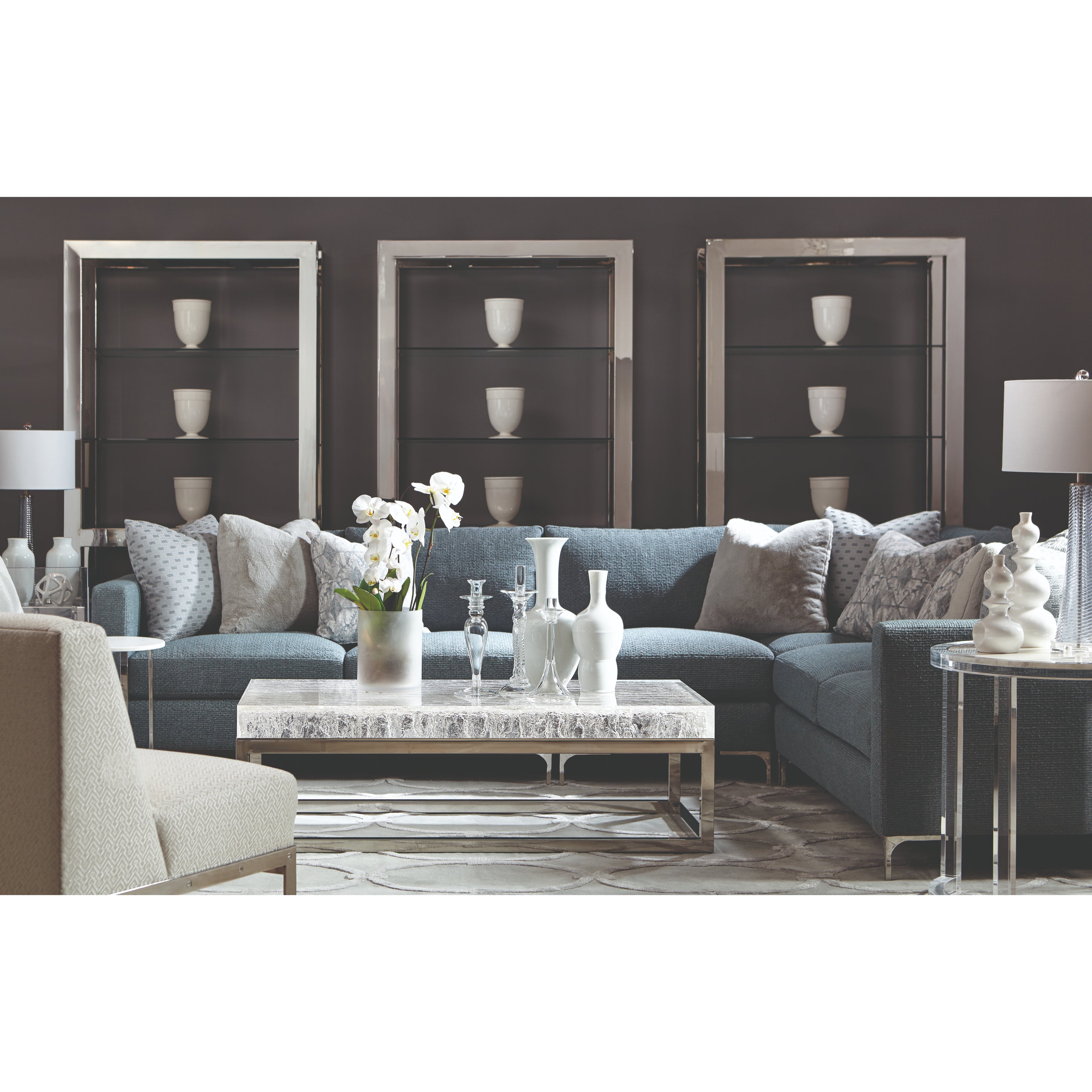 Arctic Cocktail Table by Bernhardt