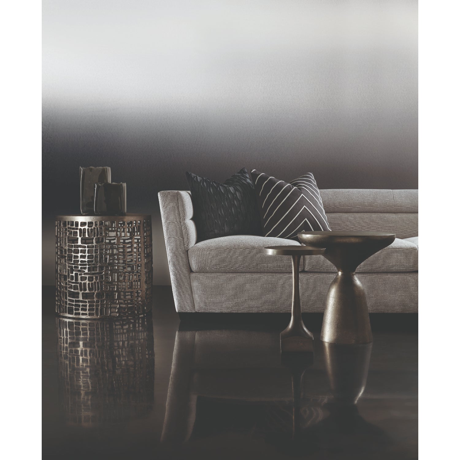 Aaron Chairside Table by Bernhardt