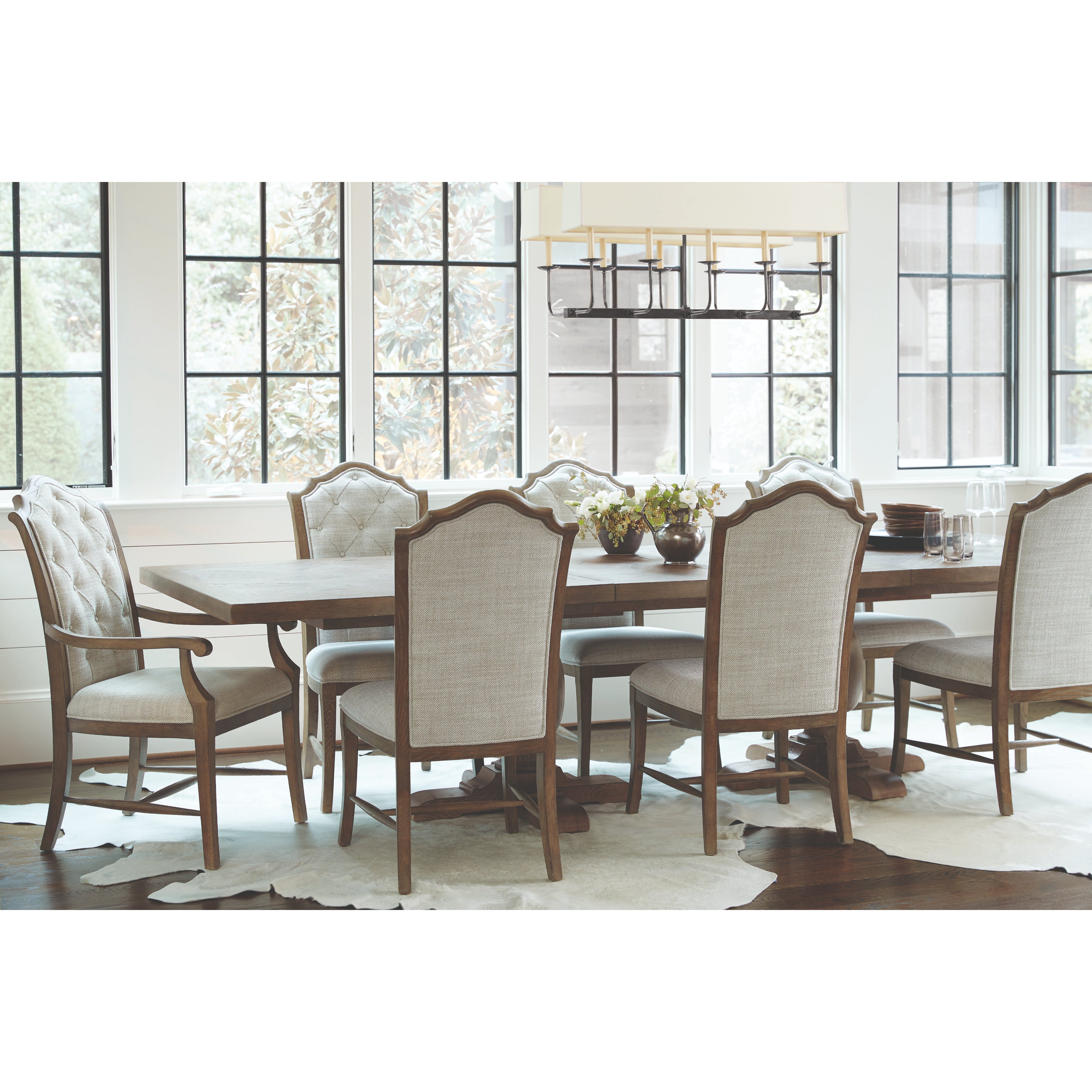 Rustic Patina Side Chair in Peppercorn Finish by Bernhardt