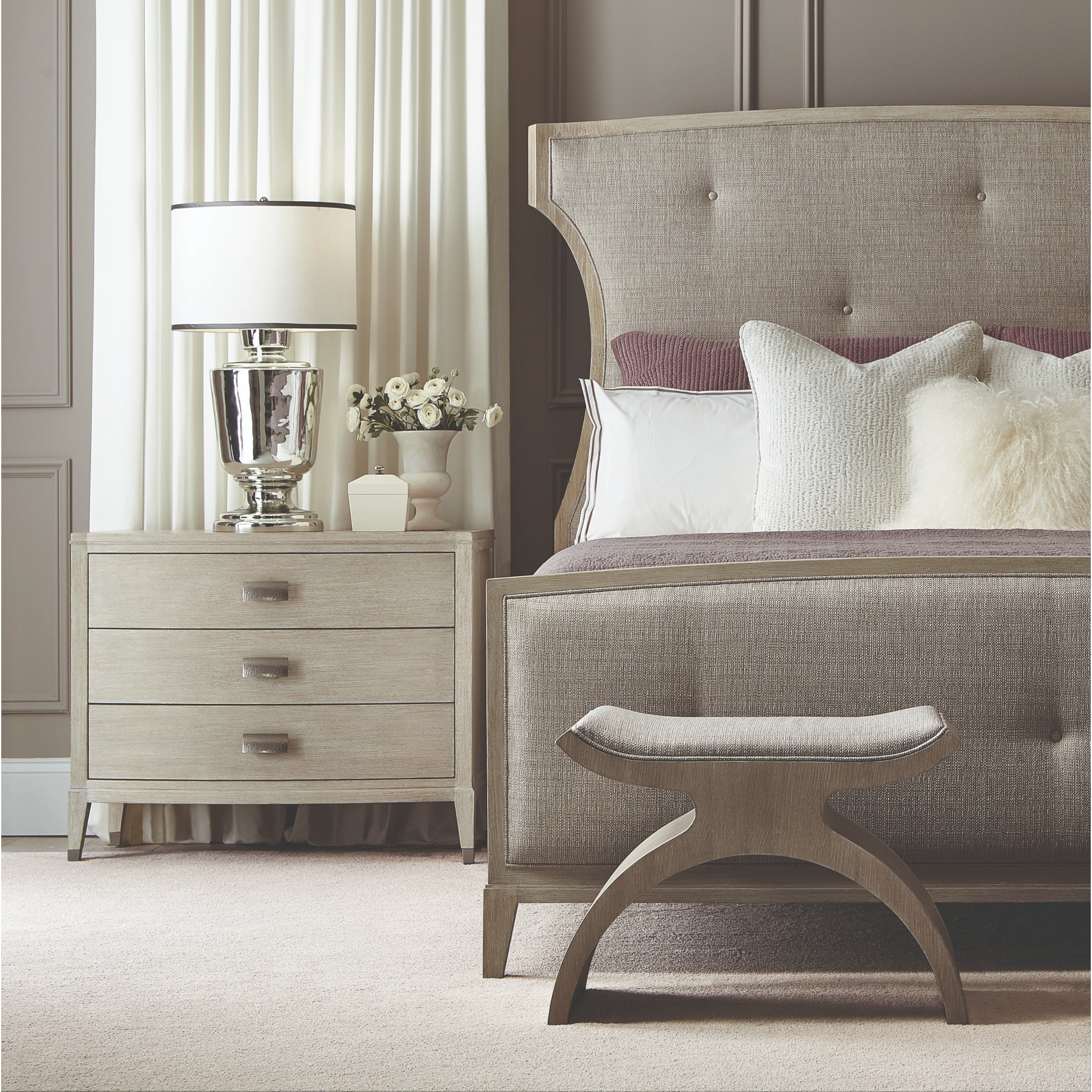 East Hampton 3 Drawer Nightstand by Bernhardt