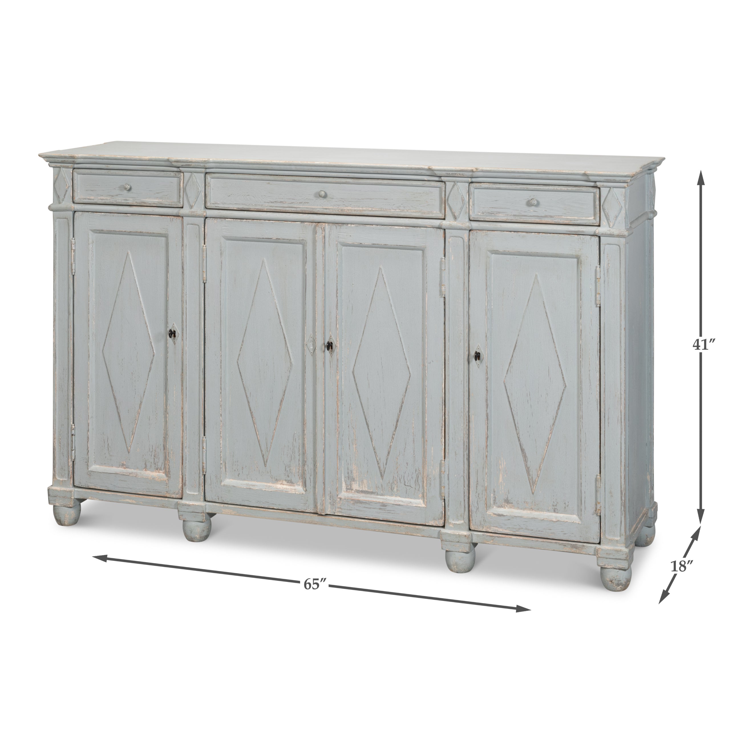 Diamond Wall Sideboard