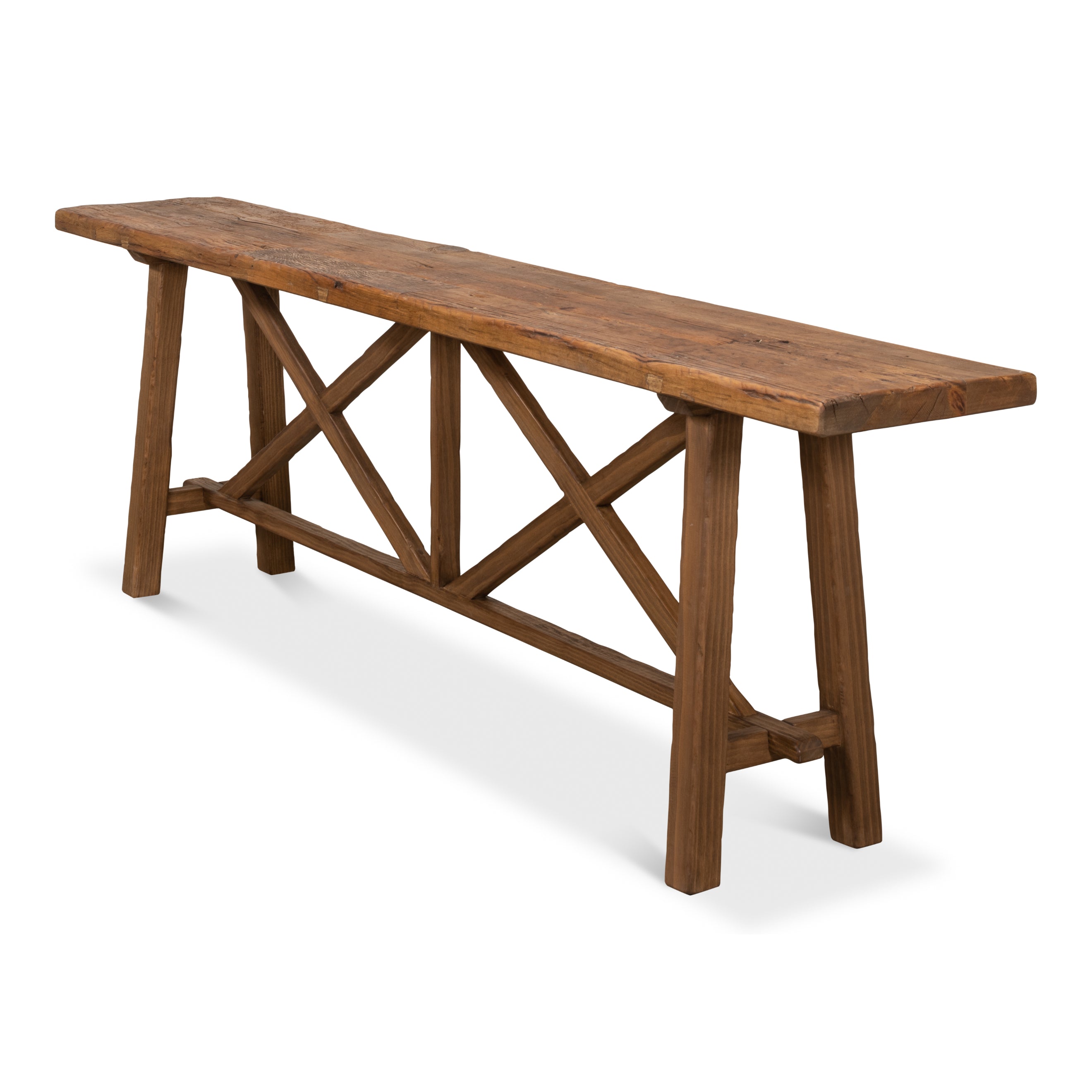 Double X Base Sofa Table