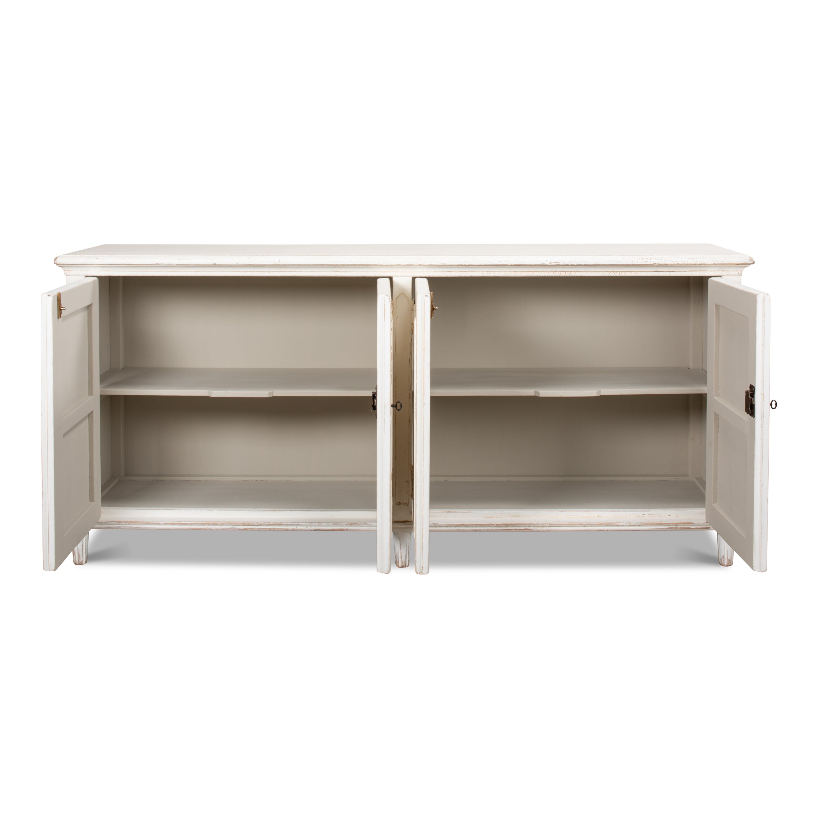 Whitewash Ribbon Sideboard