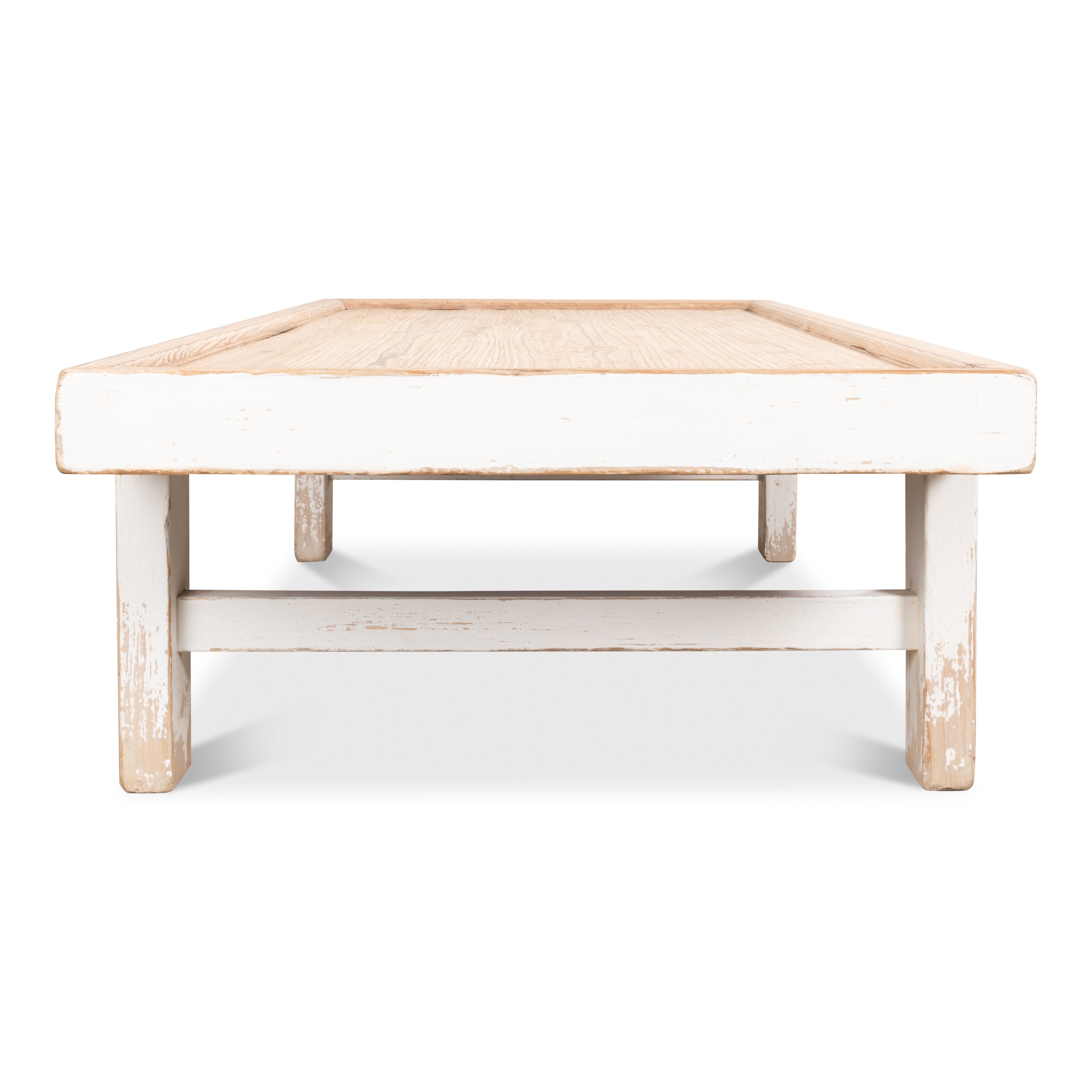 Large Wood Panel Coffee Table