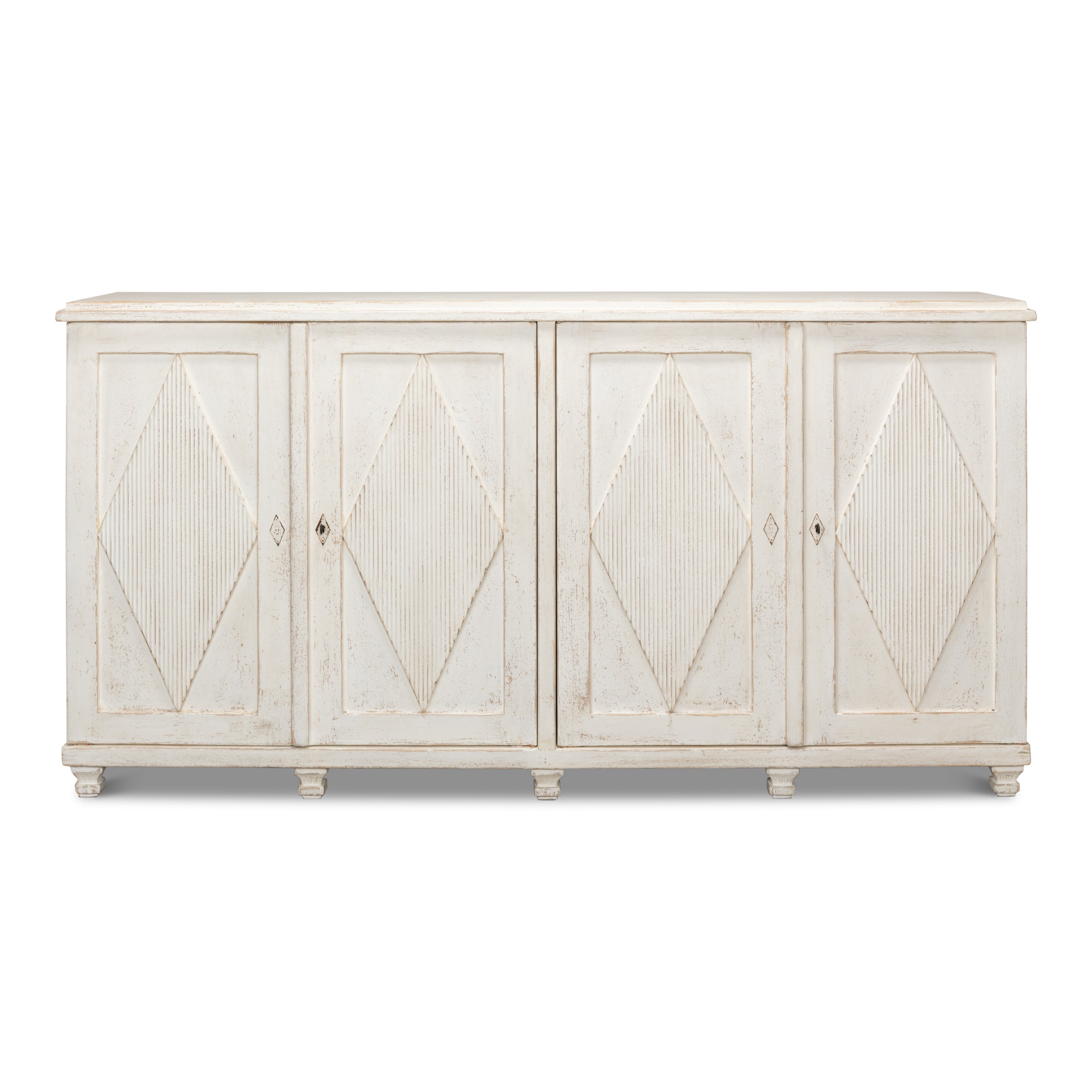 Beecher 4-Door Sideboard - Whitewash