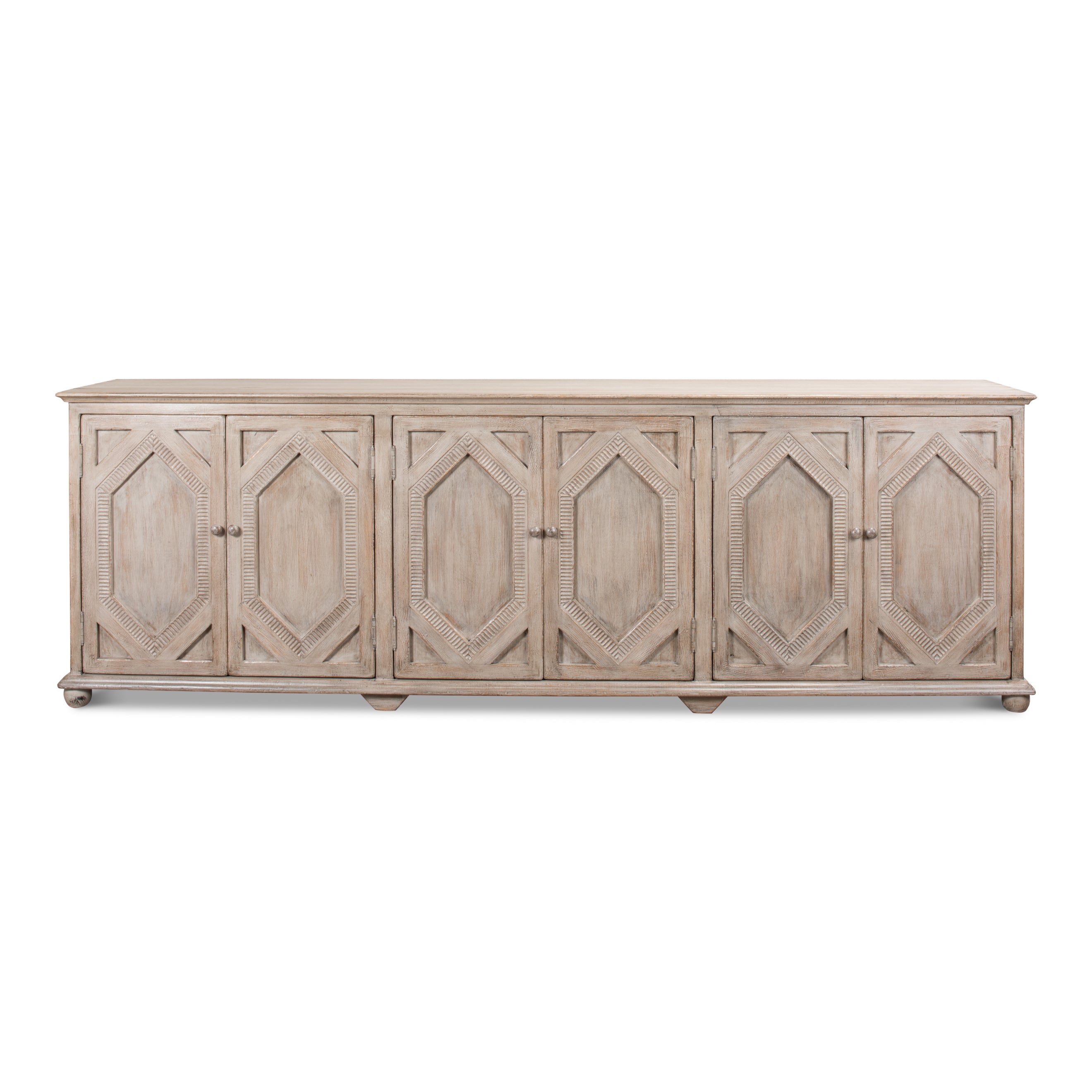 Six Diamonds Sideboard - French Gray